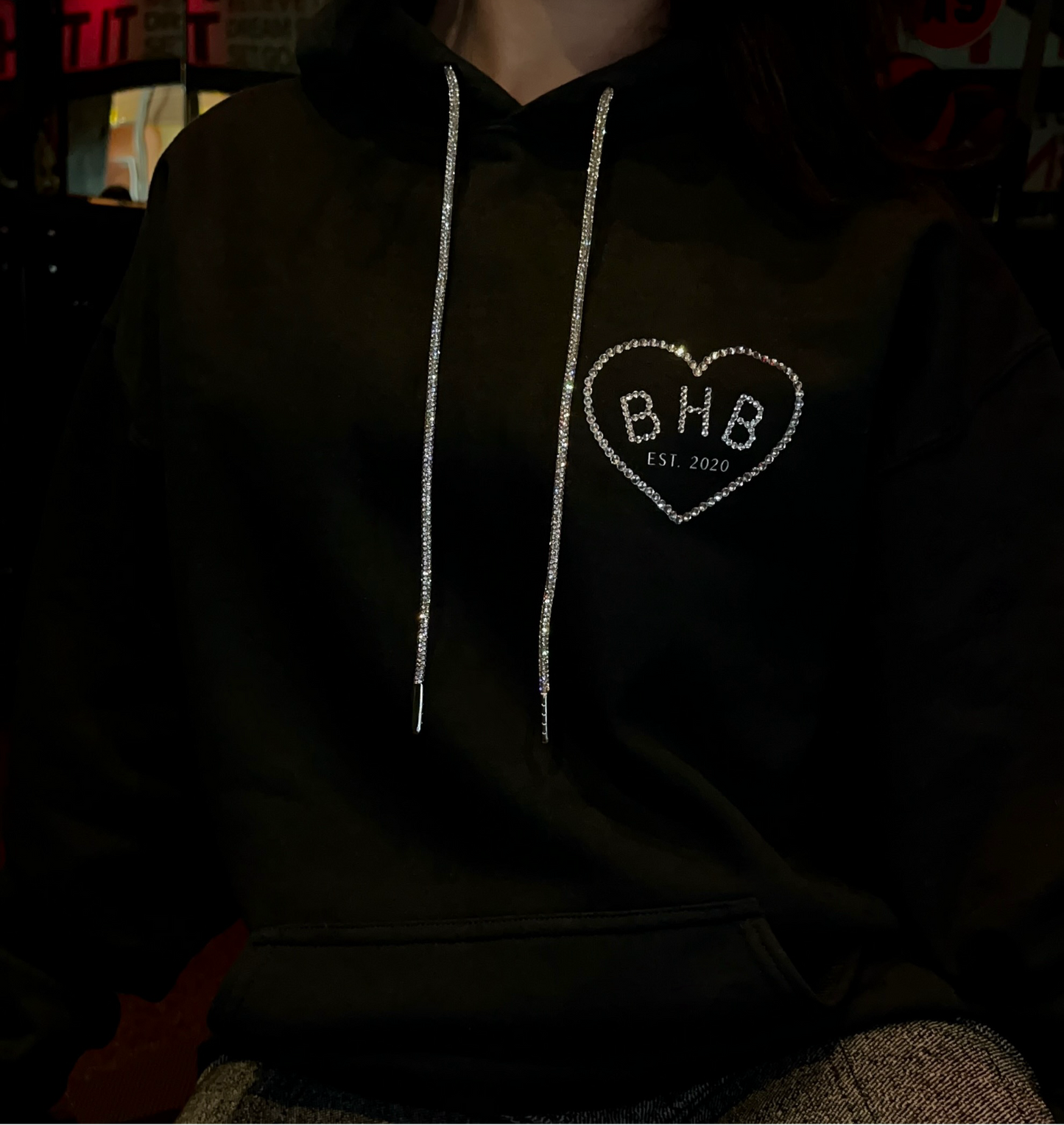 Love BHB - Rhinestone Hoodie