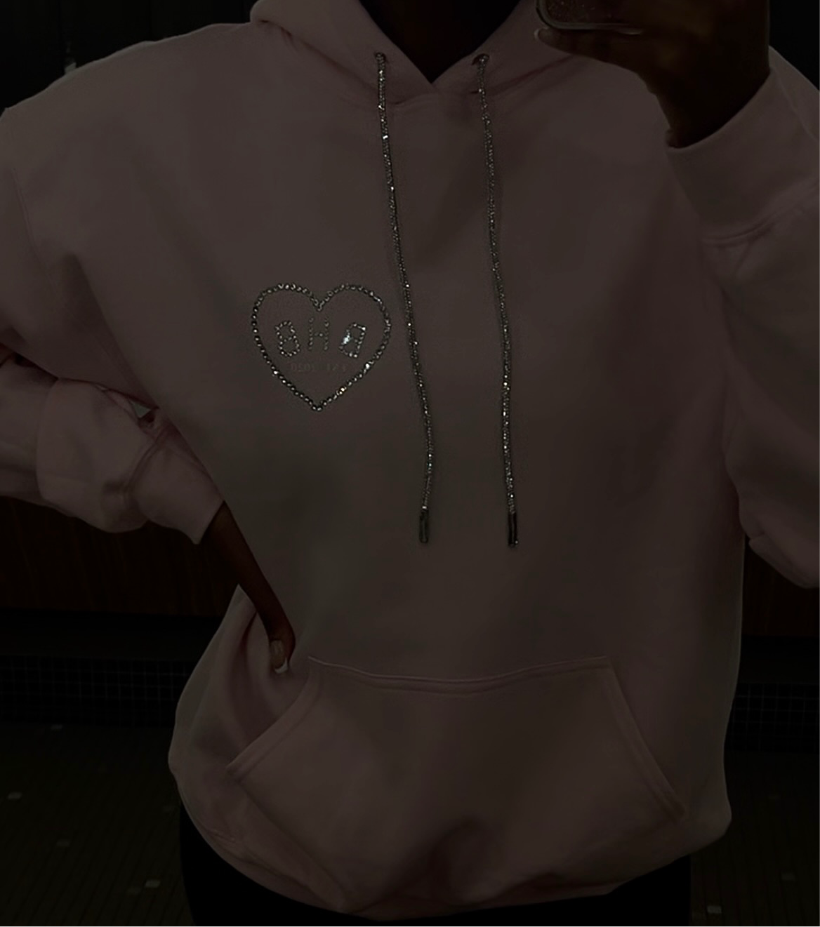 Love BHB - Rhinestone Hoodie