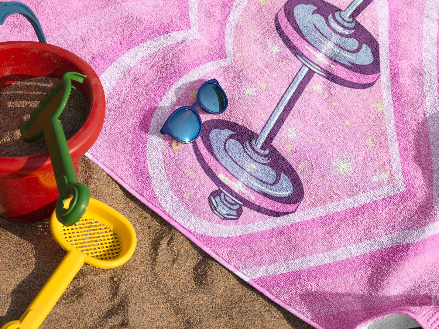 Barbell Babe V3 | Beach Towel
