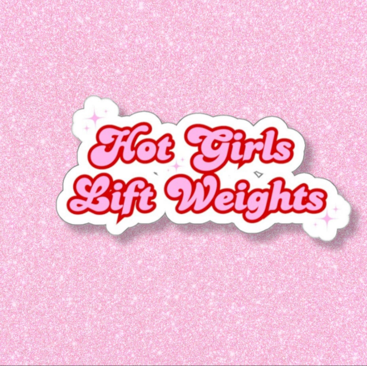 Lift Weights Sticker