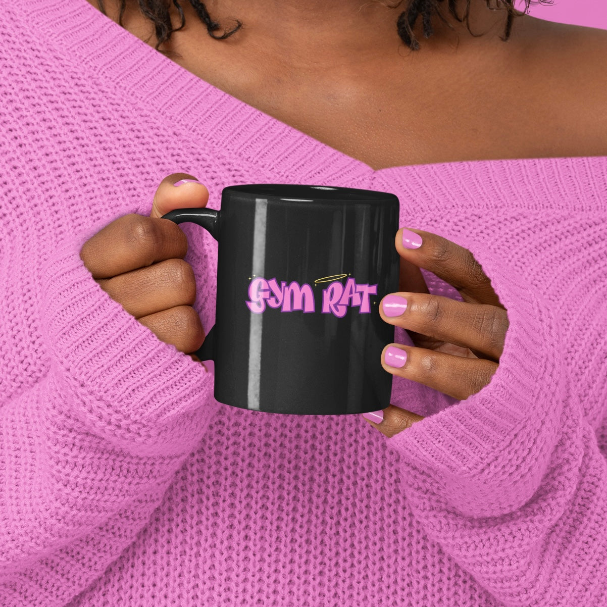 Gym Rat | Mug in Black