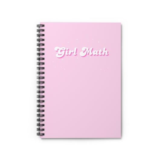 Girl Math | Spiral Notebook