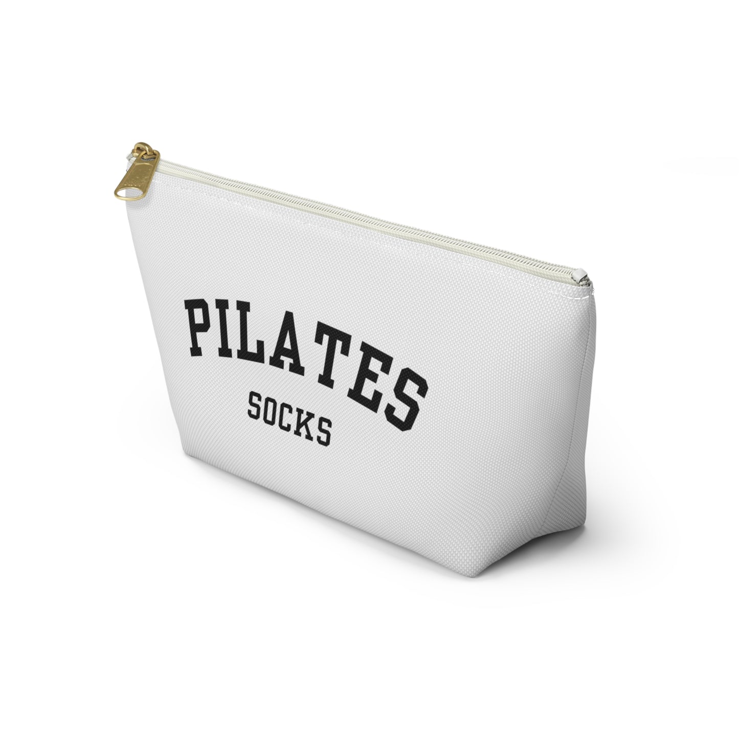 White Pilates Sock Bag