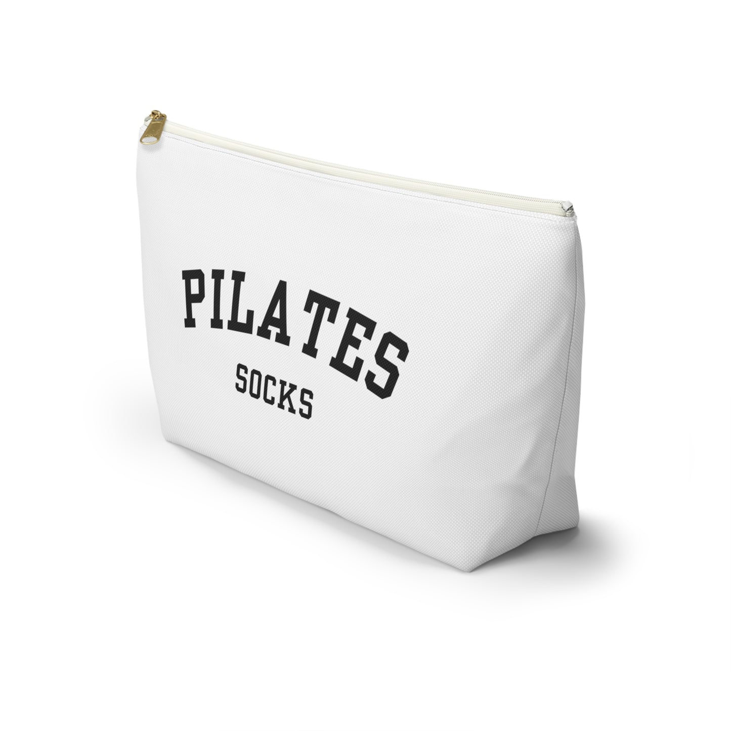 White Pilates Sock Bag