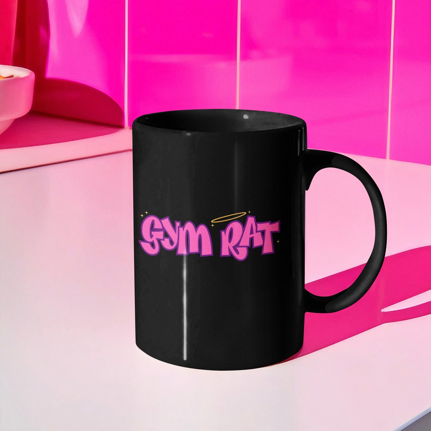 Gym Rat | Mug in Black