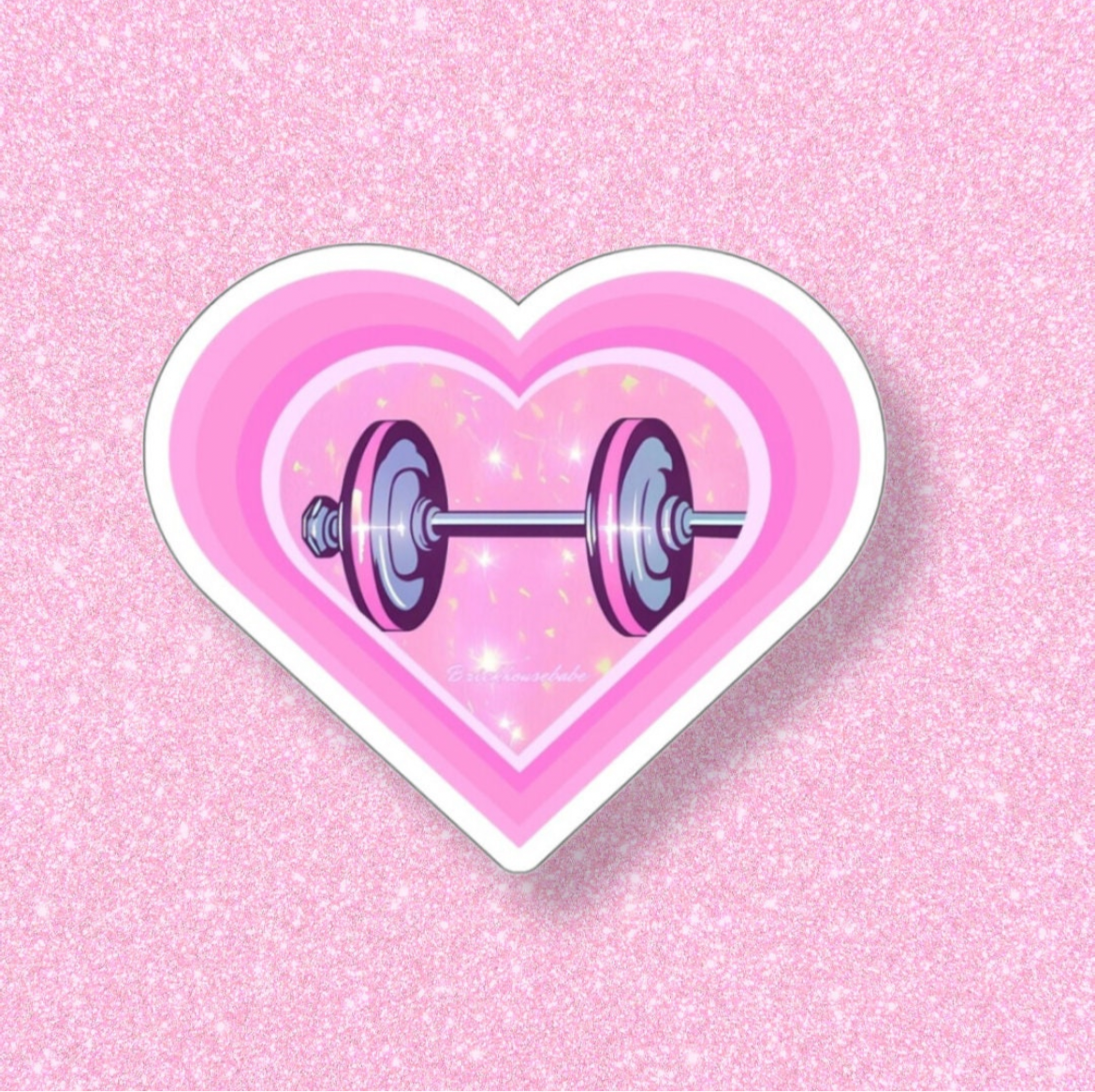 Barbell Sticker