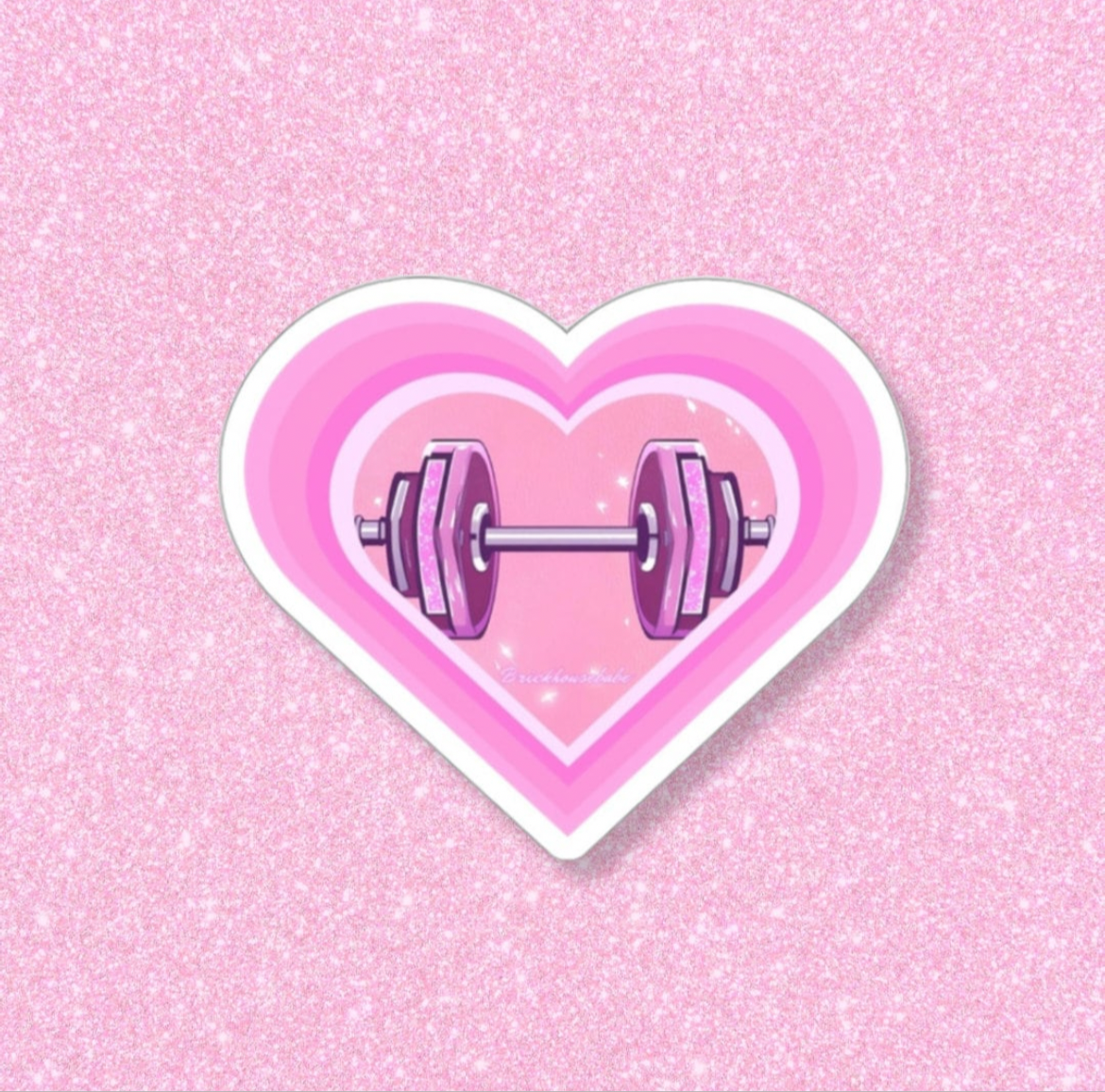 Barbell Sticker