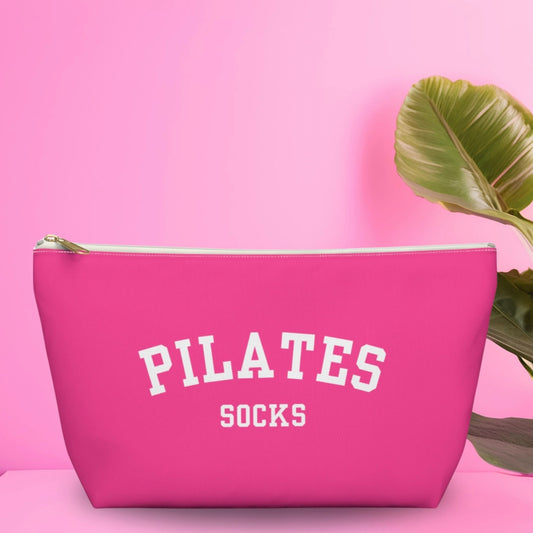 Hot Pink Pilates Sock Bag