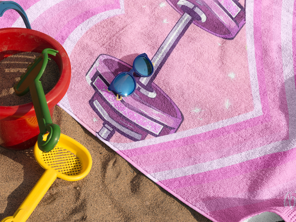 Barbell Babe V3 | Beach Towel